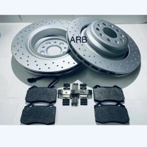 Maserati Ghibli - Rear Brake Pads & Rotors Set / With Sensor Kit